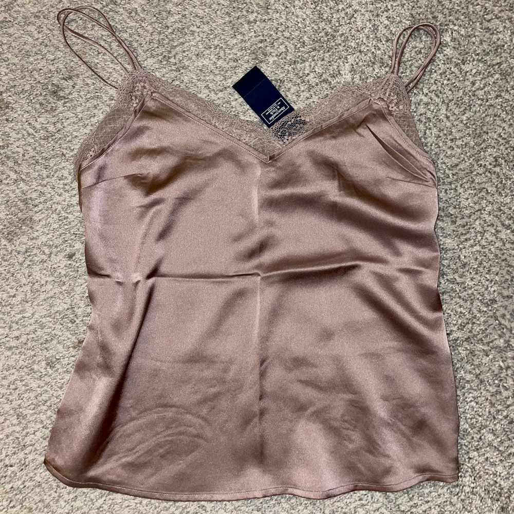Satin and Lace Tank Top